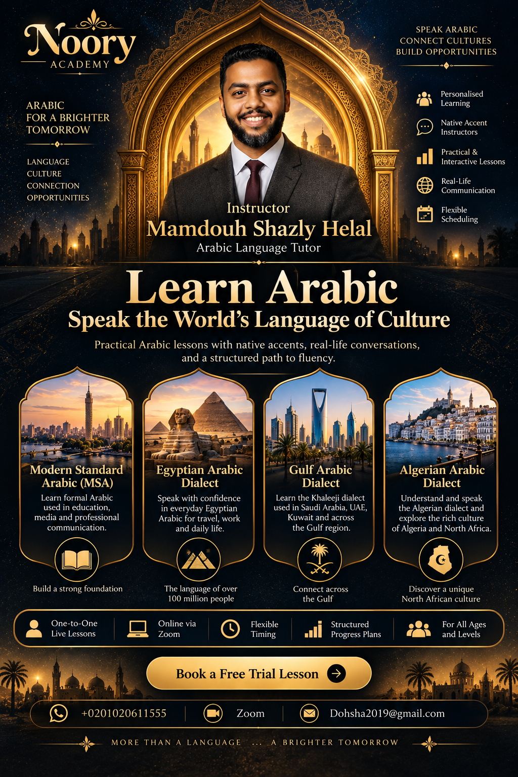 Mamdouh Shazly Helal - Arabic Language Tutor
